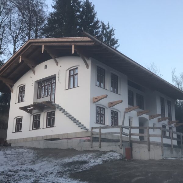 Malerarbeiten im Innen- und Fassadenbereich, Einfamilienhaus, Gmund am Tegernsee