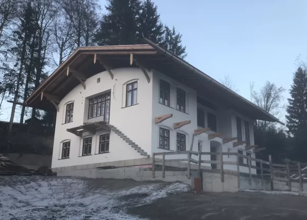 Malerarbeiten im Innen- und Fassadenbereich, Einfamilienhaus, Gmund am Tegernsee